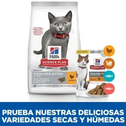 Hill's Science Plan Sterilised Kitten Pollo pienso para gatos Discount