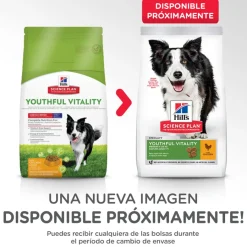 Hill's Science Plan Youthful Vitality Medium Adult Pollopienso para perros New