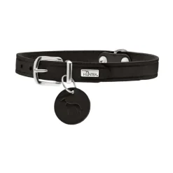 Hunter Aalborg Collar de Cuero negro para perros Clearance