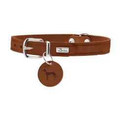 Hunter Aalborg Collar de Cuero marrón para perros Online