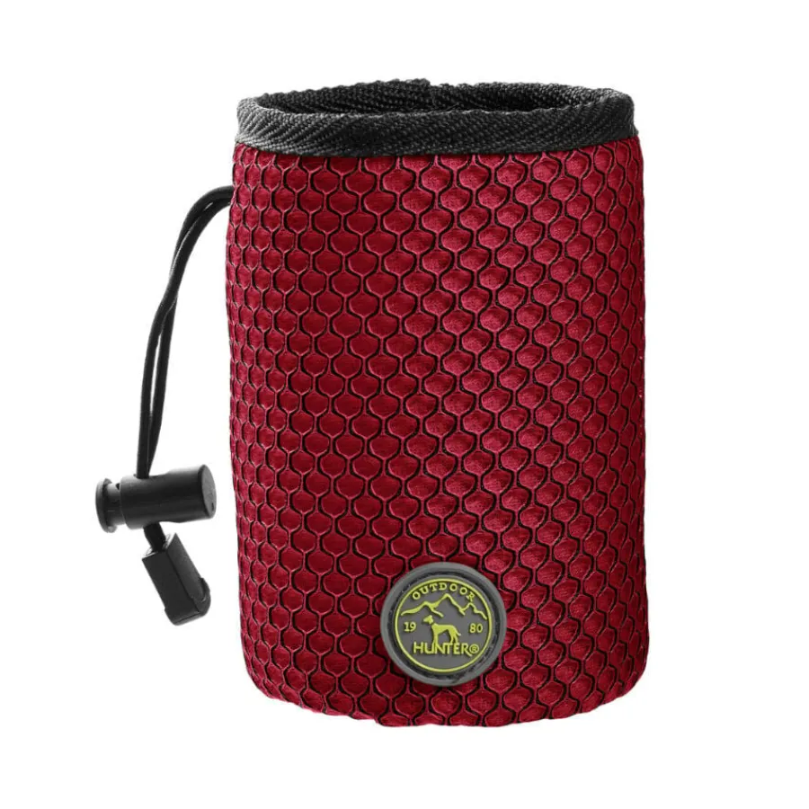 Hunter Hilo Basic Portagolosinas rojo para perros Clearance