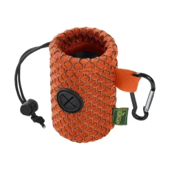 Hunter Hilo Porta Bolsas Naranja con Mosquetón para perros