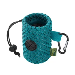 Hunter Hilo Porta Bolsas Turquesa con Mosquetón para perros Best