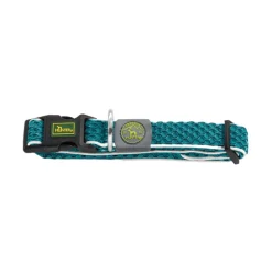 Hunter Hilo Vario Basic Collar turquesa para perros Best
