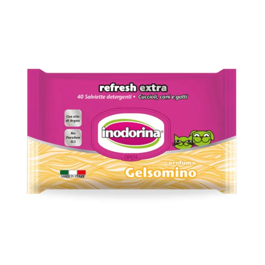 Inodorina Refresh Toallitas Húmedas Jazmín para mascotas Outlet