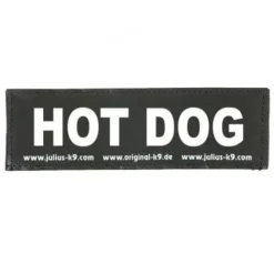 Julius-K9 Julius K9 Hot Dog Etiqueta para Arnés de perros Online