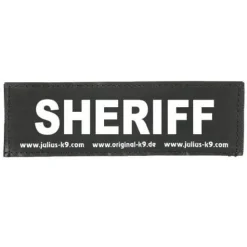 Julius-K9 Julius K9 Sheriff etiqueta para arnés para perros Discount