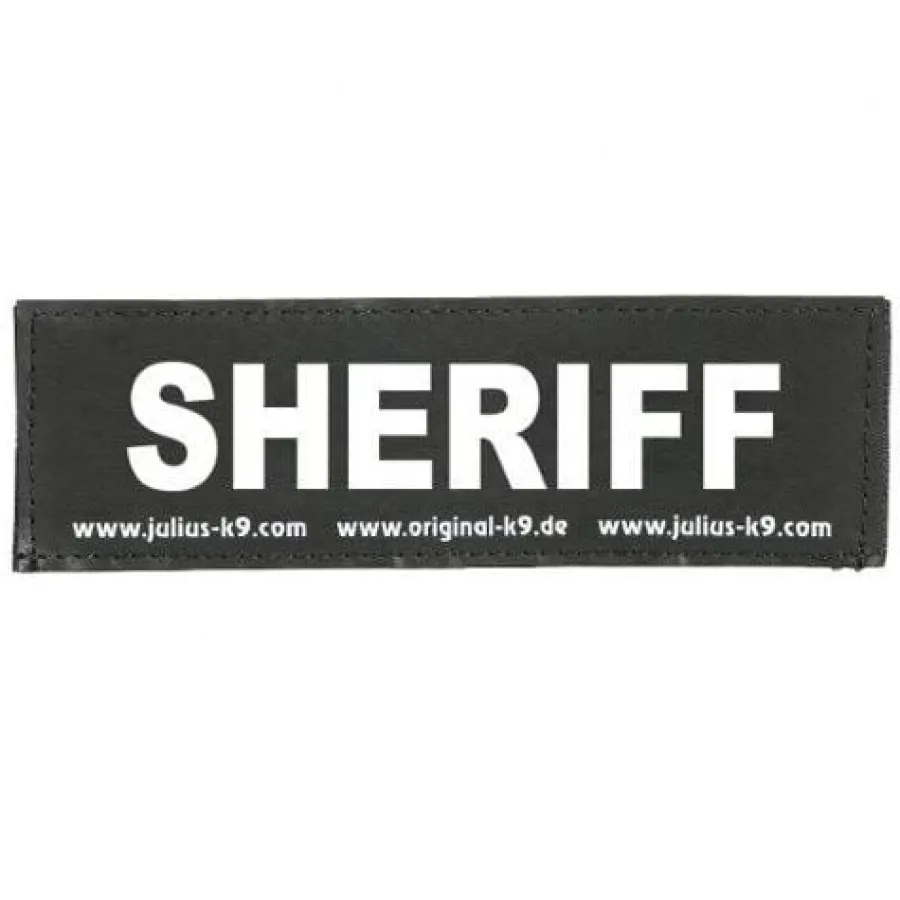 Julius-K9 Julius K9 Sheriff etiqueta para arnés para perros Discount