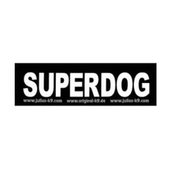 Julius-K9 Julius K9 Superdog Etiqueta para arnés de perros