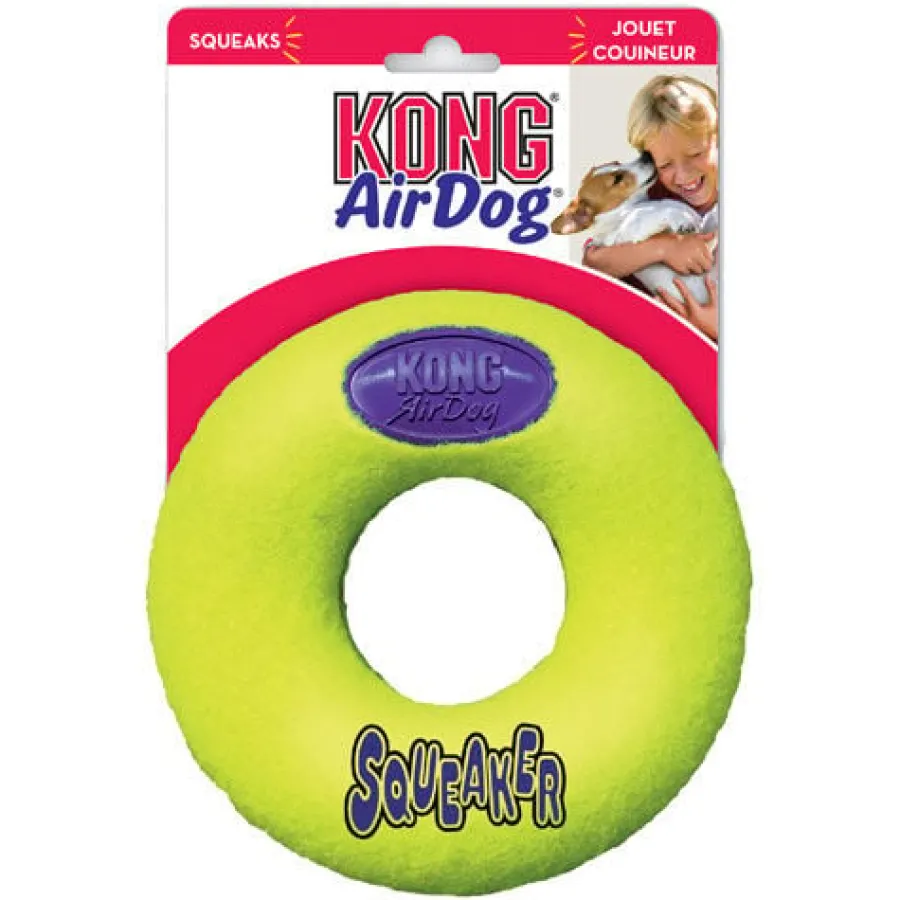 Kong Air Dog Squeaker Donut de juguete para perros Best