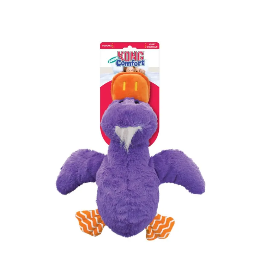 Kong Confort Junior Pato de peluche para perros New