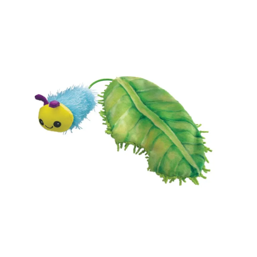 Kong Flingaroo Oruga de peluche para gatos New