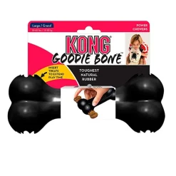 Kong Goodie Bone Hueso negro para perros Discount