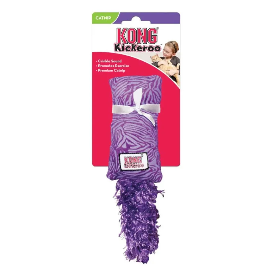 Kong Kickeroo Juguete con plumas para gatitos
