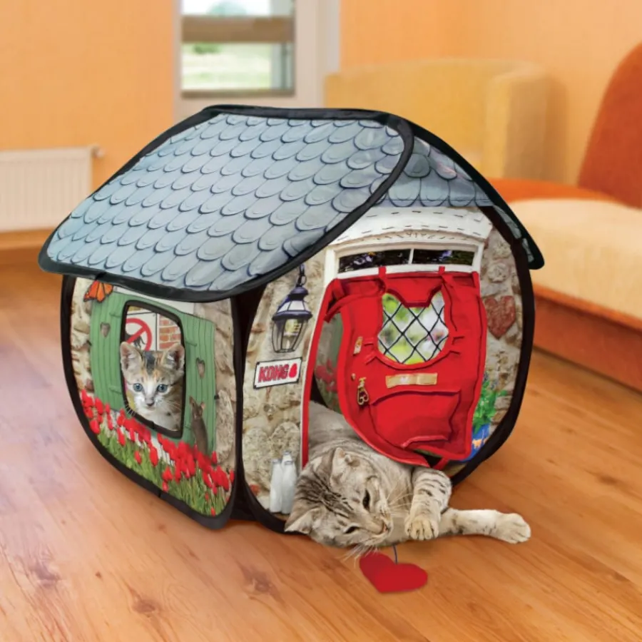 Kong Play Spaces Bungalow Casa de juguete para gatos Online