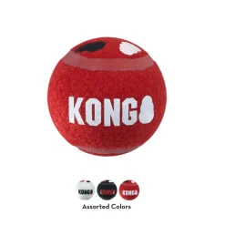 Kong Signature Sport 3-PK Pelotas de tenis para perros