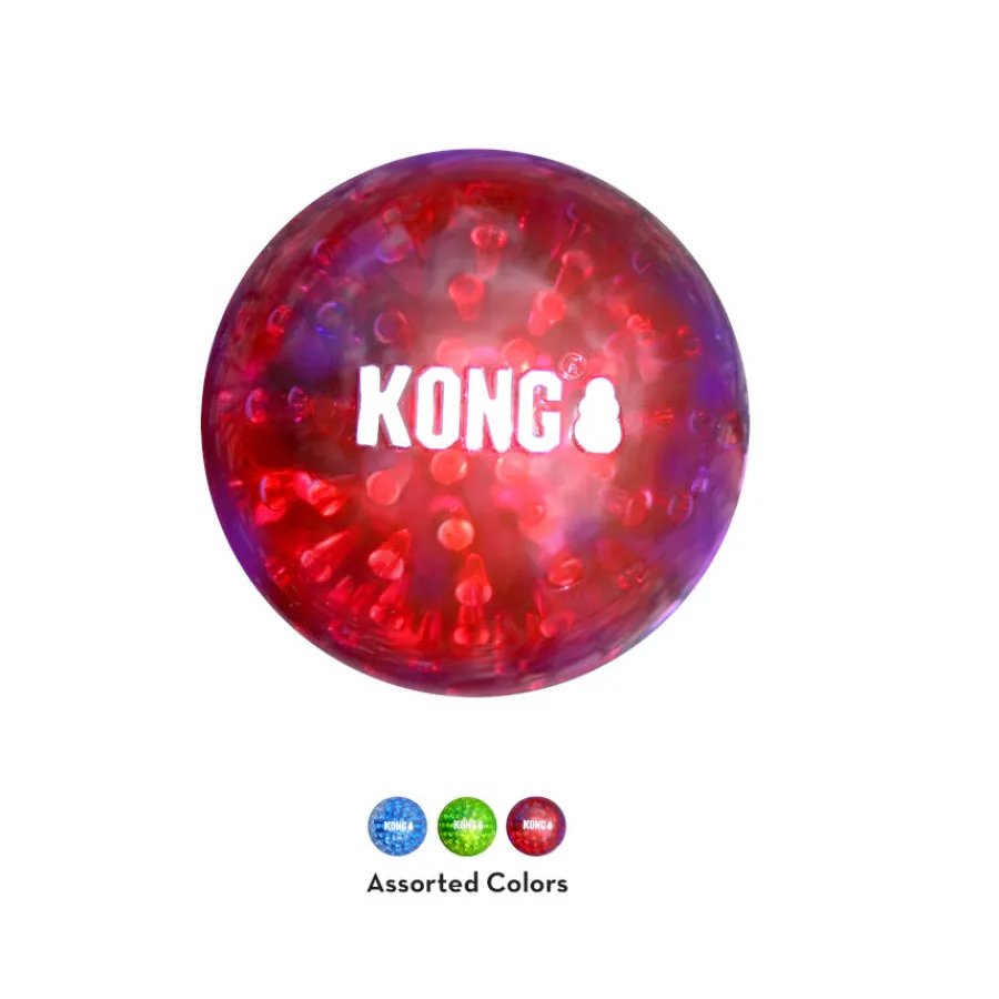 Kong Squeezz Geodz Pelota con Sonido para perros Hot