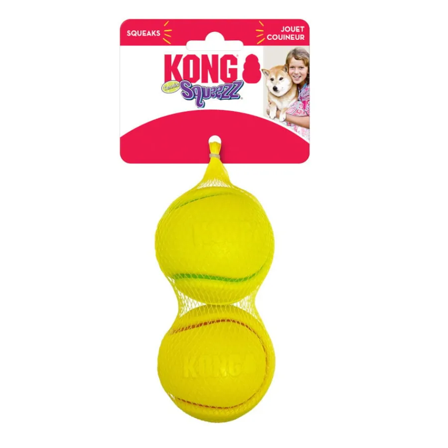Kong Squeezz Tennis pelota para perros Discount