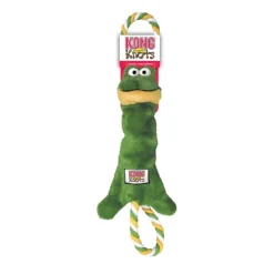 Kong Tugger Knots Rana con cuerda de peluche para perros Online
