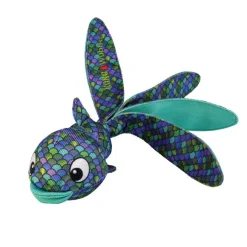 Kong Wubba Finz Pez Azul de Peluche para perros