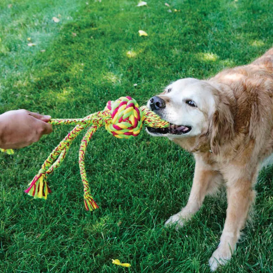 Kong Wubba Weaves Cuerda para perros Clearance