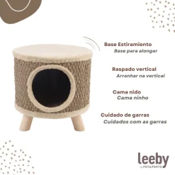Leeby Leby Billie rascador cama nido para gatos Sale
