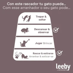 Leeby Leby Billie rascador cama nido para gatos Sale