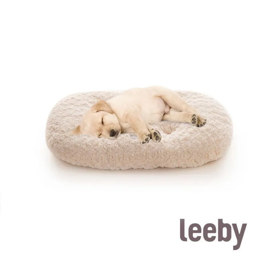 Leeby Almohadilla Blanca Suave para cachorros Best