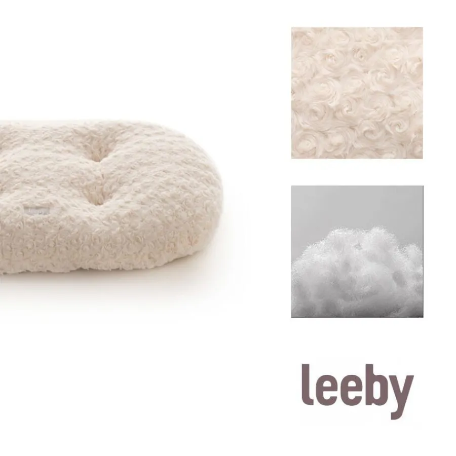 Leeby Almohadilla Blanca Suave para cachorros Best