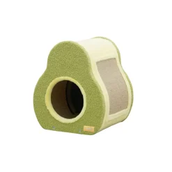 Leeby Alphonse cama nido con rascador en forma de aguacate para gatos Clearance