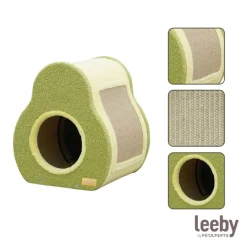 Leeby Alphonse cama nido con rascador en forma de aguacate para gatos Clearance