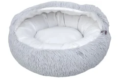 Leeby Cama Cueva Antiestrés Gris para gatos Clearance