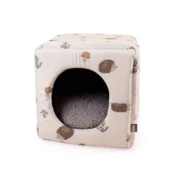 Leeby Cama Cueva Estampado de Erizos para gatos Best