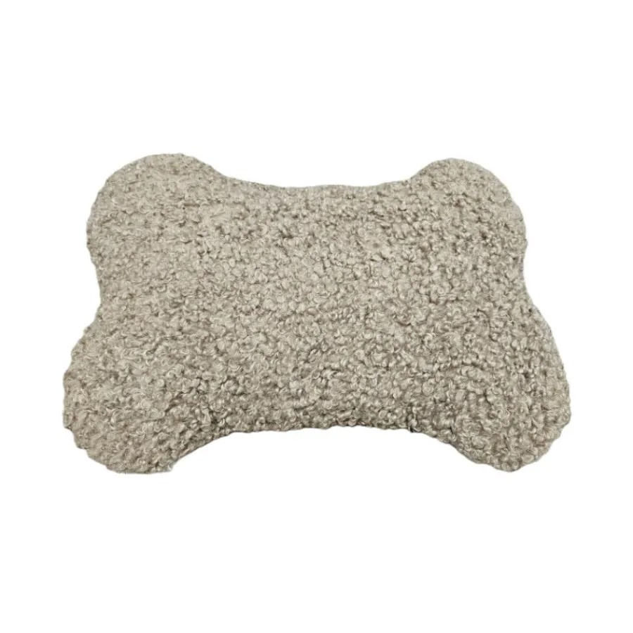 Leeby cama de hueso marrón para perros Clearance