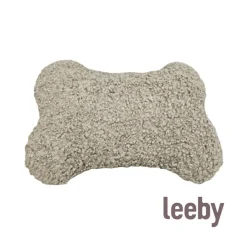 Leeby cama de hueso marrón para perros Clearance