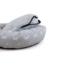 Leeby Cama Donut Antideslizante Gris para gatos Discount