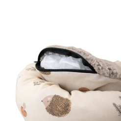 Leeby Cama Donut Antideslizante Blanca con Erizos para gatos Hot