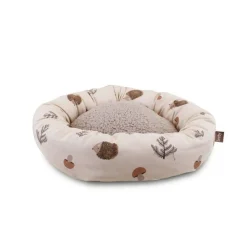Leeby Cama Donut Antideslizante Blanca con Erizos para gatos Hot