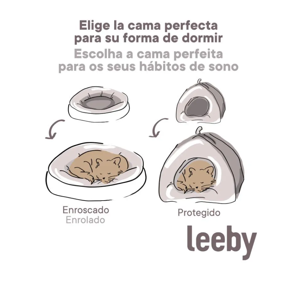 Leeby Cama Donut Antideslizante Estampado Comic Amarillo para gatos Hot