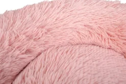 Leeby Cama Donut Antiestrés de Pelo Rosa para gatos Outlet