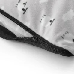 Leeby Cama gris con ovejitas desenfundable para cachorros Sale