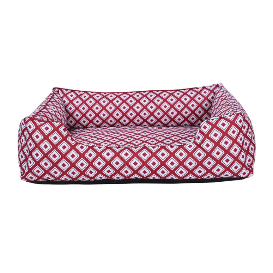 Leeby cama impermeable roja para perros Outlet