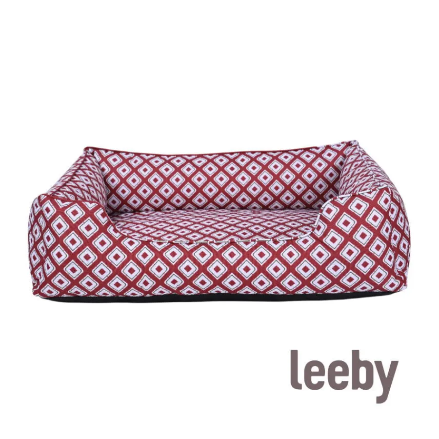 Leeby cama impermeable roja para perros Outlet