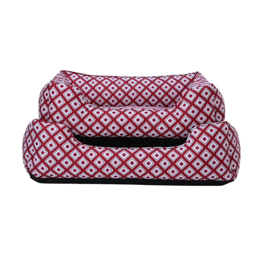 Leeby cama impermeable roja para perros Outlet