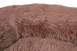 Leeby Cama Redonda Antiestrés Marrón para perros Discount