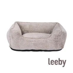 Leeby cama suave gris oscuro para perros Sale