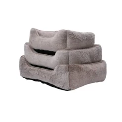 Leeby cama suave gris oscuro para perros Sale