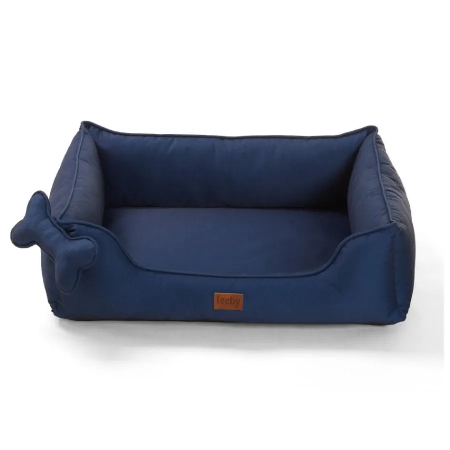 Leeby cama viscoelástica azul para perros Outlet