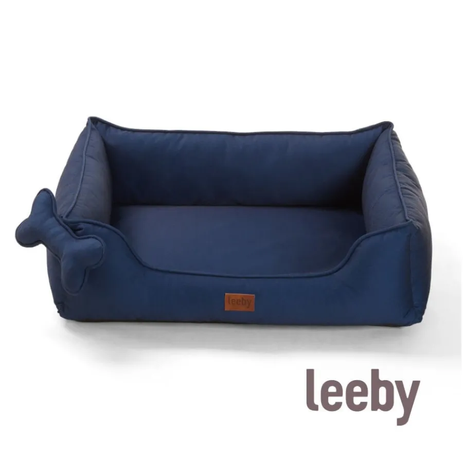 Leeby cama viscoelástica azul para perros Outlet