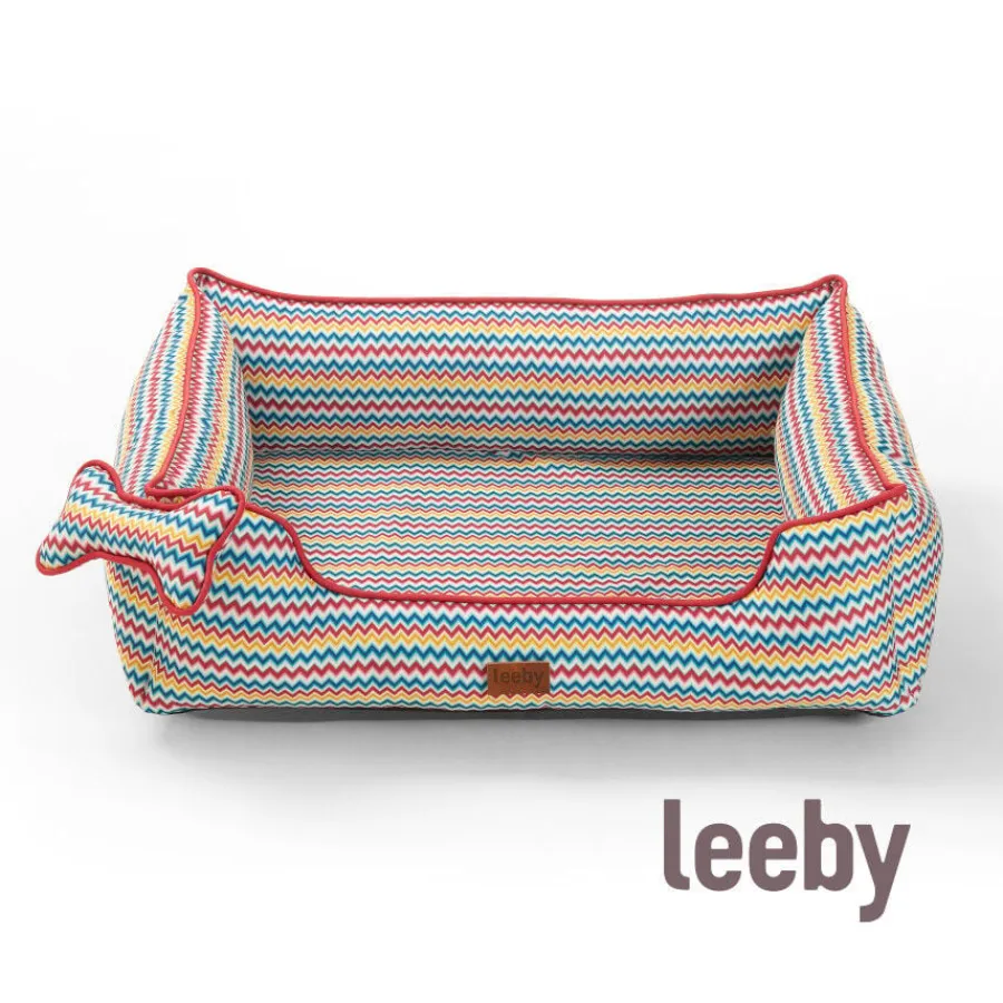 Leeby cama viscoelástica colorida para perros Hot